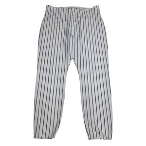 Majestic Authentic MLB Baseball Pants 40-43 White Navy New York Yankees Stripes